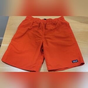 Patagonia JUNIOR Bright Orange Elastic-Waist bathing suit size XL